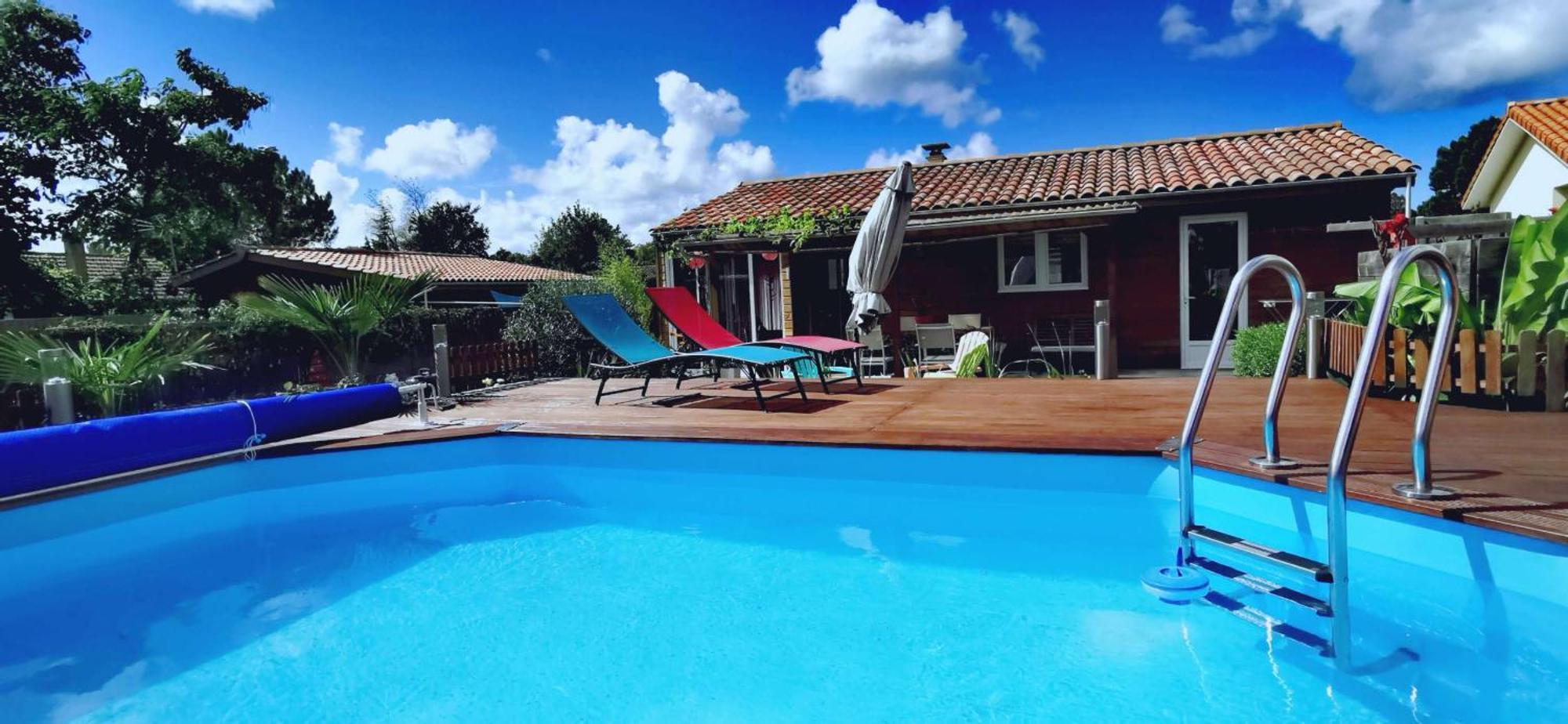 Maison & Piscine Prives,Plages Ocean Et Lac A 10 Kms Linxe Dış mekan fotoğraf